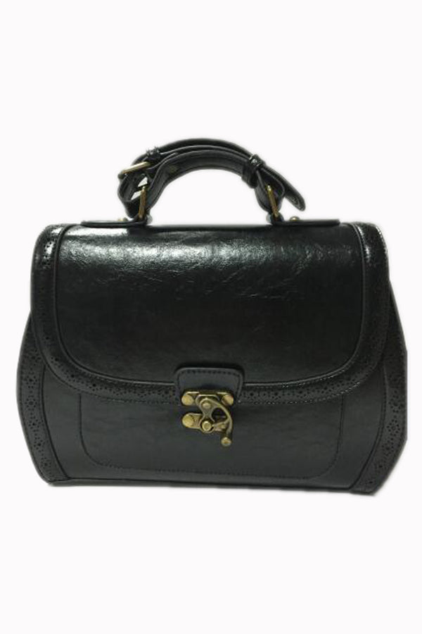 Banned Retro Schultertasche Stevie Schwarz