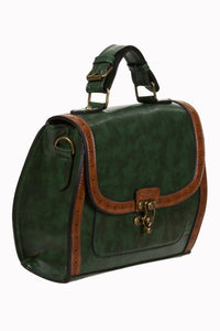 Banned Retro Schultertasche Stevie Grün