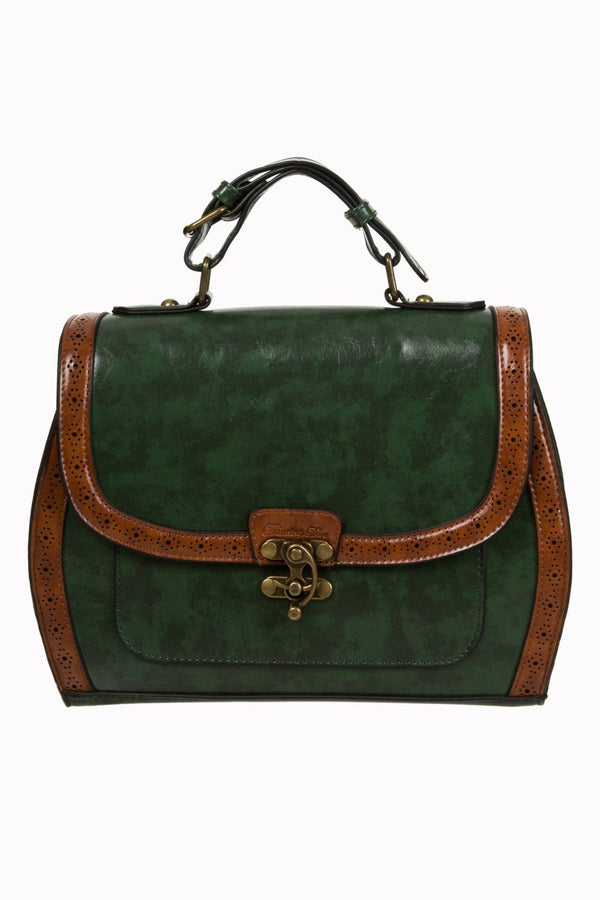 Banned Retro Schultertasche Stevie Grün