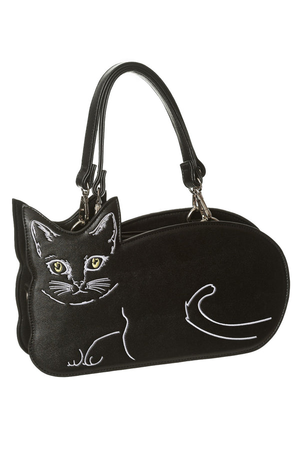 Banned Alternative Schultertasche Kitty Kat