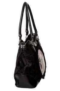 Banned Retro Schultertasche Call Of The Phoenix Schwarz