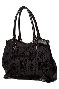 Banned Retro Schultertasche Call Of The Phoenix Schwarz