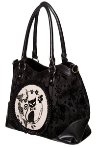Banned Retro Schultertasche Call Of The Phoenix Schwarz