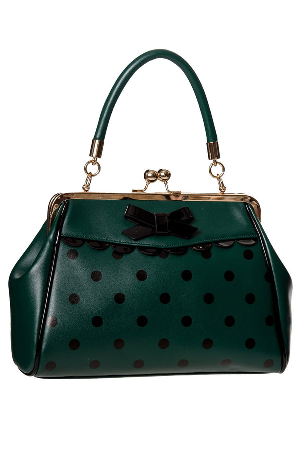 Banned Retro Handtasche Crazy Little Thing Grün