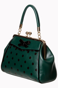 Banned Retro Handtasche Crazy Little Thing Grün
