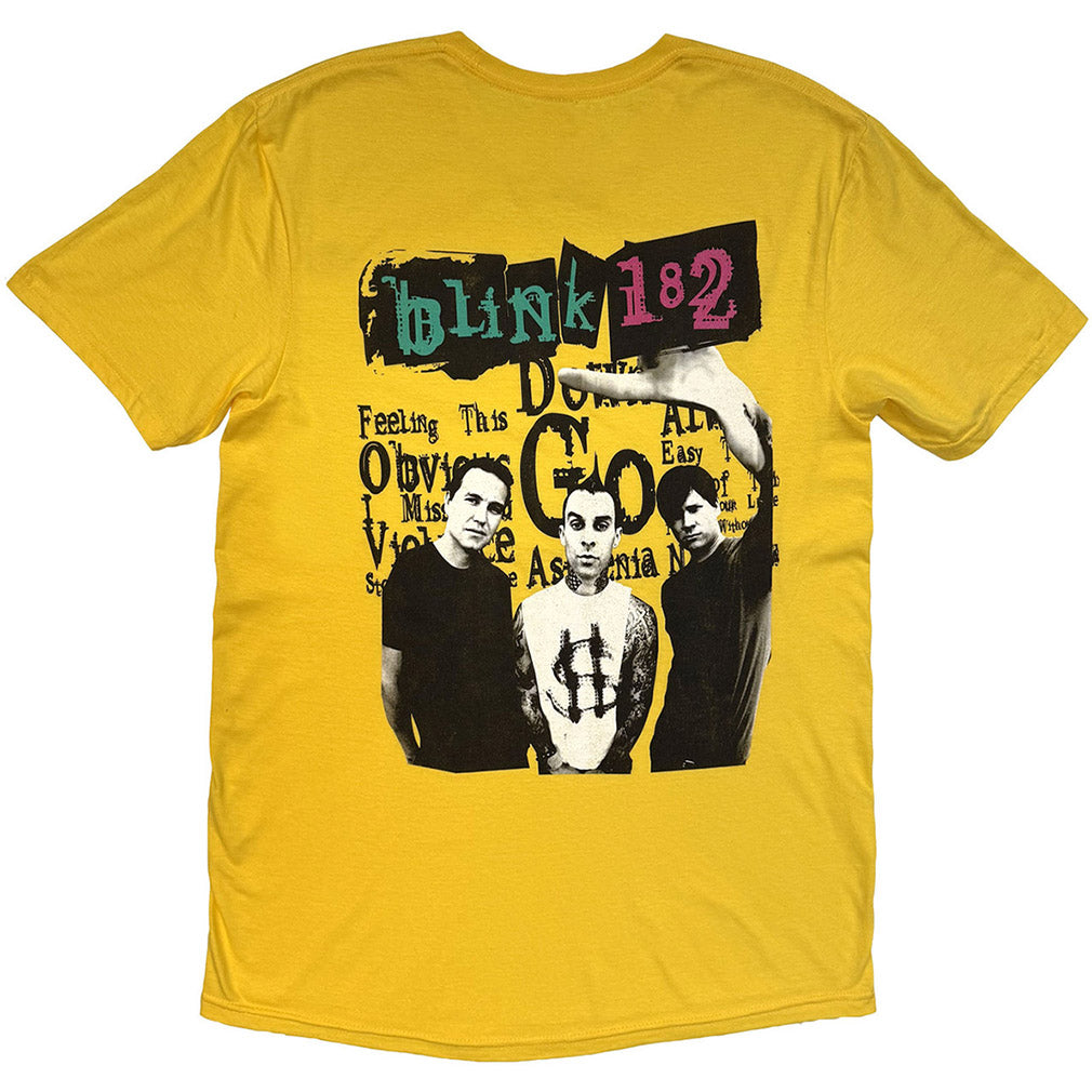 Blink-182 T-Shirt Collage Yellow
