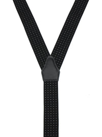 Schompi Herren Retro Hosenträger Vintage Gepunktet Rockabilly Y-Form Braces Breit Farbauswahl Extra Stark