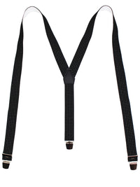 Schompi Herren Retro Hosenträger Vintage Gepunktet Rockabilly Y-Form Braces Breit Farbauswahl Extra Stark