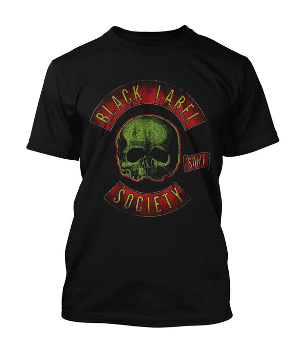 Black Label Society T-Shirt Skull Logo Colour