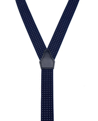Schompi Herren Retro Hosenträger Vintage Gepunktet Rockabilly Y-Form Braces Breit Farbauswahl Extra Stark