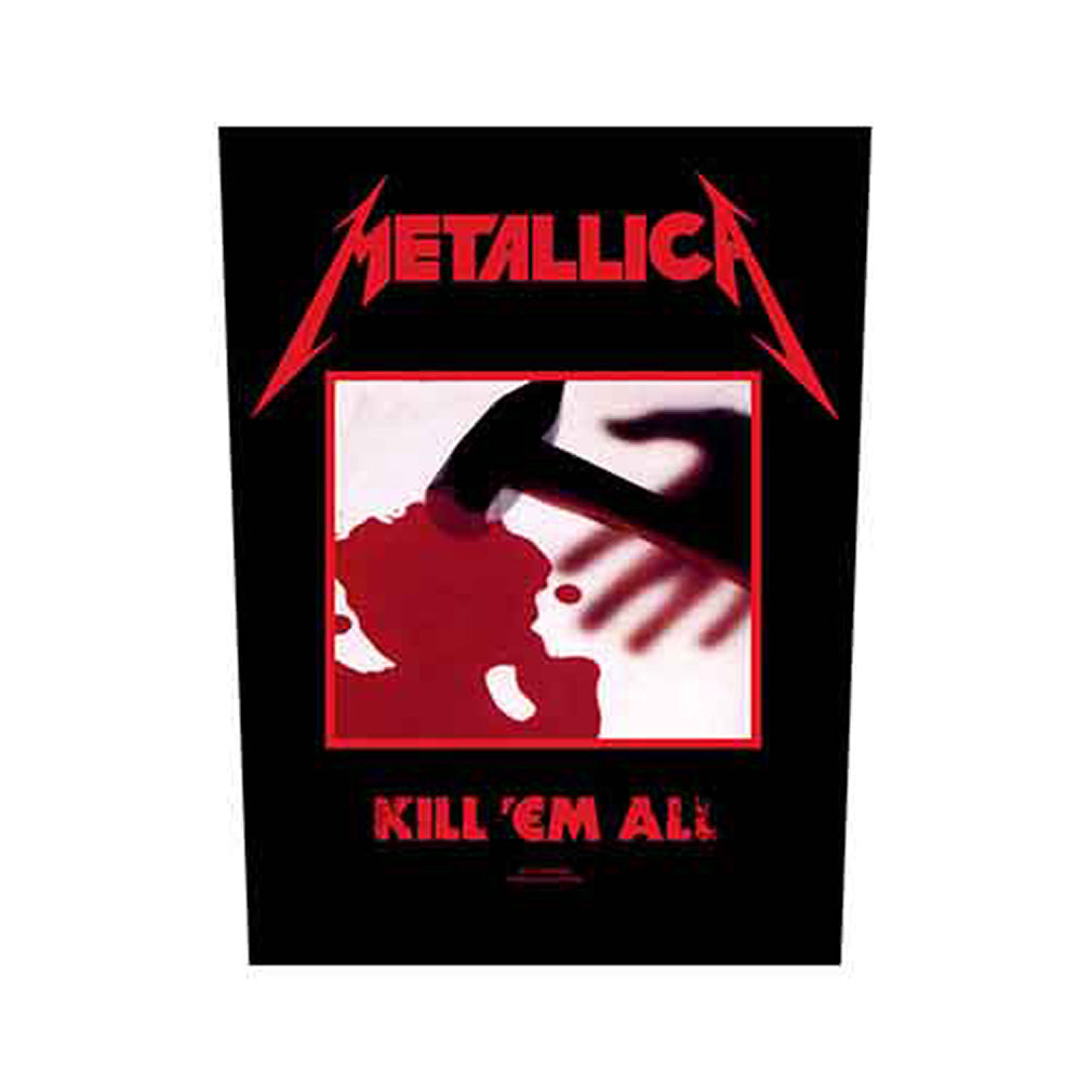 Metallica Rücken Aufnäher Kill 'Em All Sew-On Back Patch