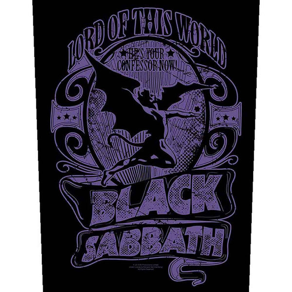 Black Sabbath Rücken Aufnäher Lord Of This World Sew-On Back Patch