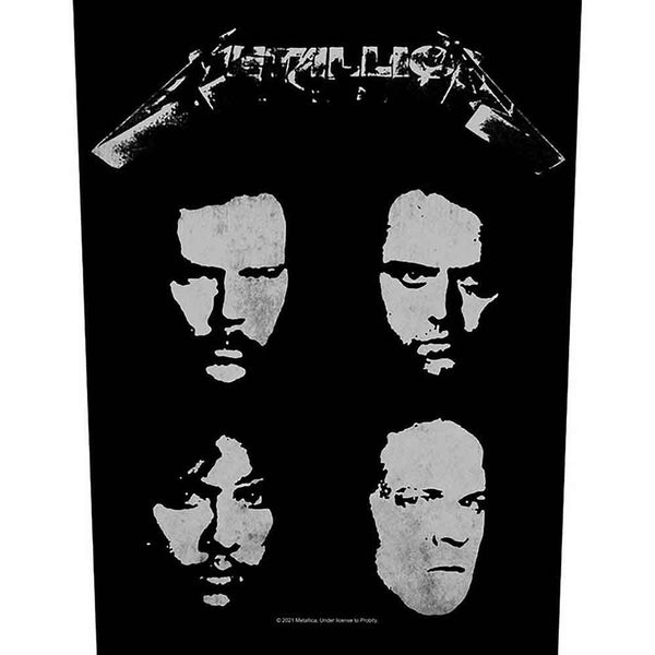 Metallica Rücken Aufnäher Black Album Sew-On Back Patch