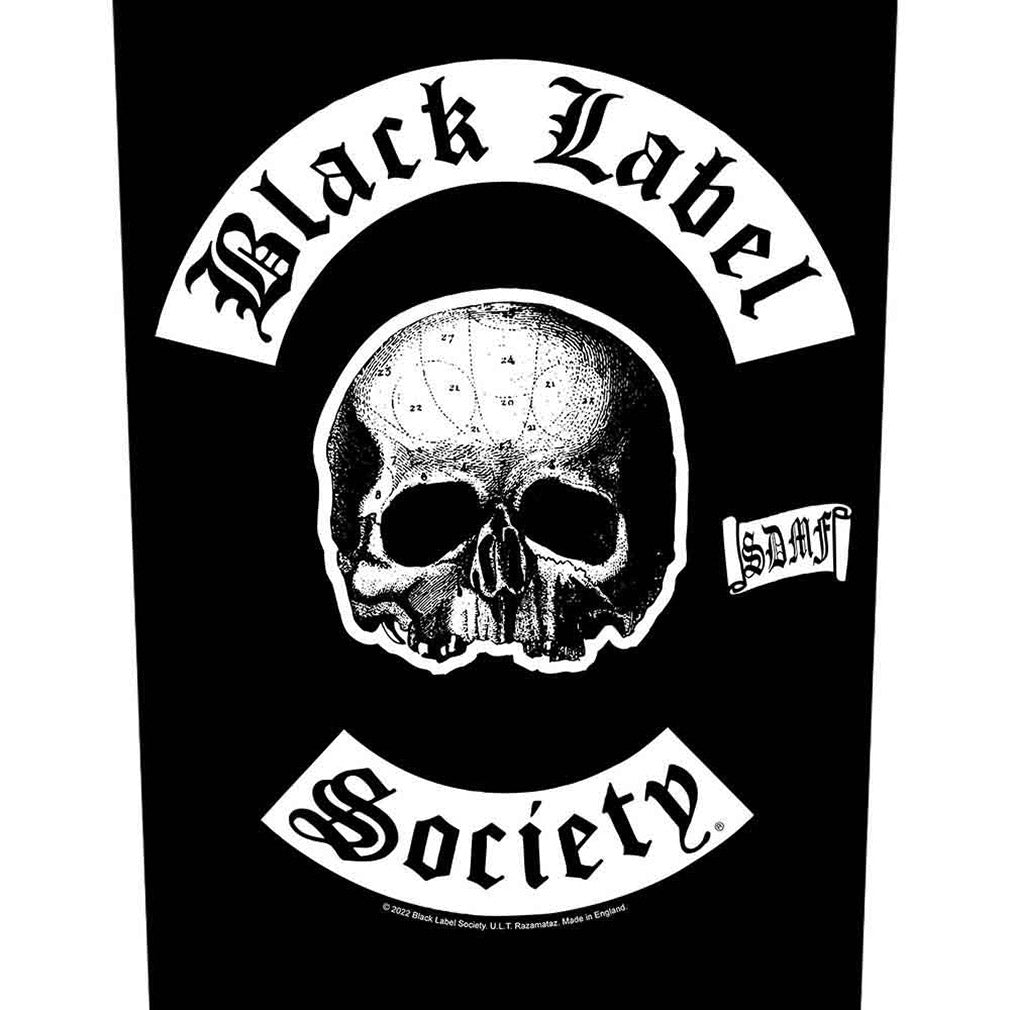 Black Label Society Rücken Aufnäher SDMF Sew-On Back Patch