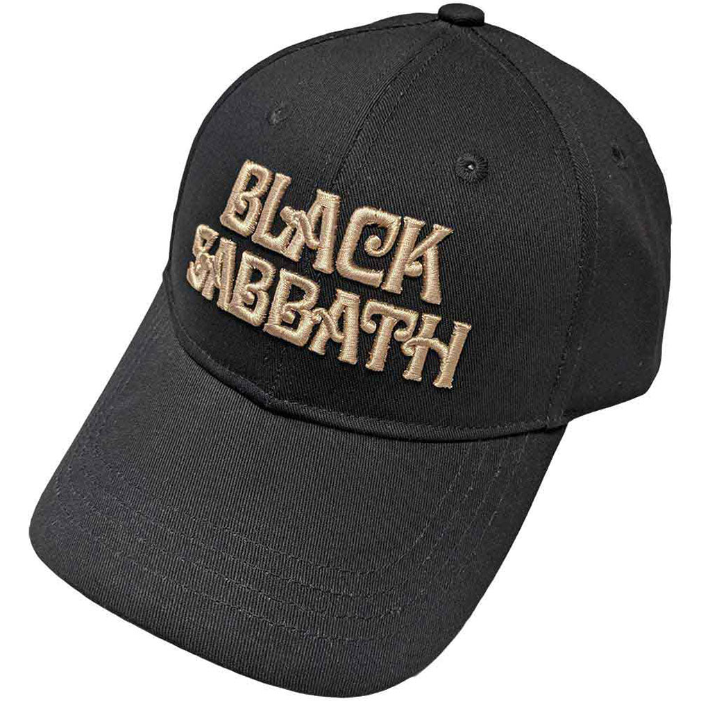 Black Sabbath Baseball Cap Text Logo