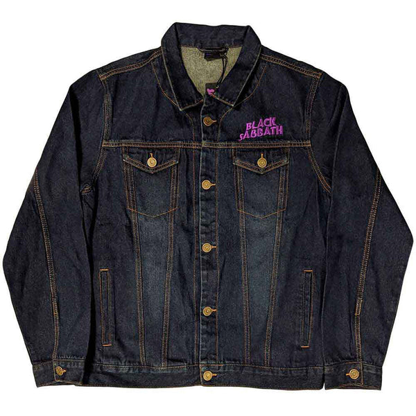 Black Sabbath Jeansjacke Wavy Logo
