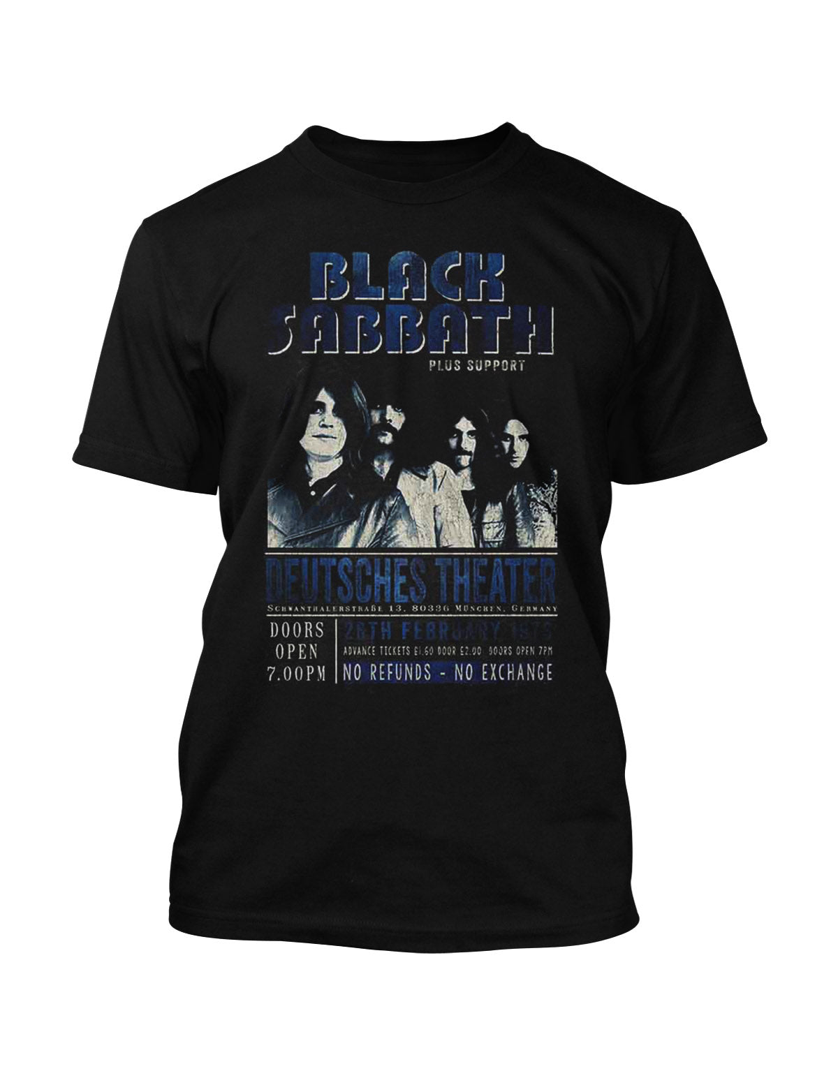 Black Sabbath T-Shirt Deutsches '73