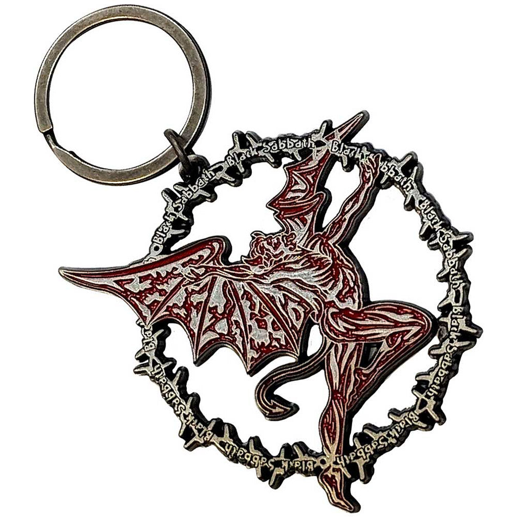 Black Sabbath Schlüsselanhänger Falling Angel Demon Keyring