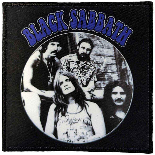 Black Sabbath Aufnäher Band Photo Circle Sew-On Patch