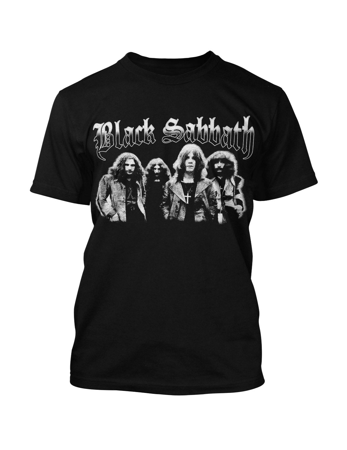 Black Sabbath T-Shirt Greyscale Group