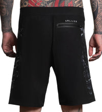 Sullen Clothing Boardshorts Blaq Skull