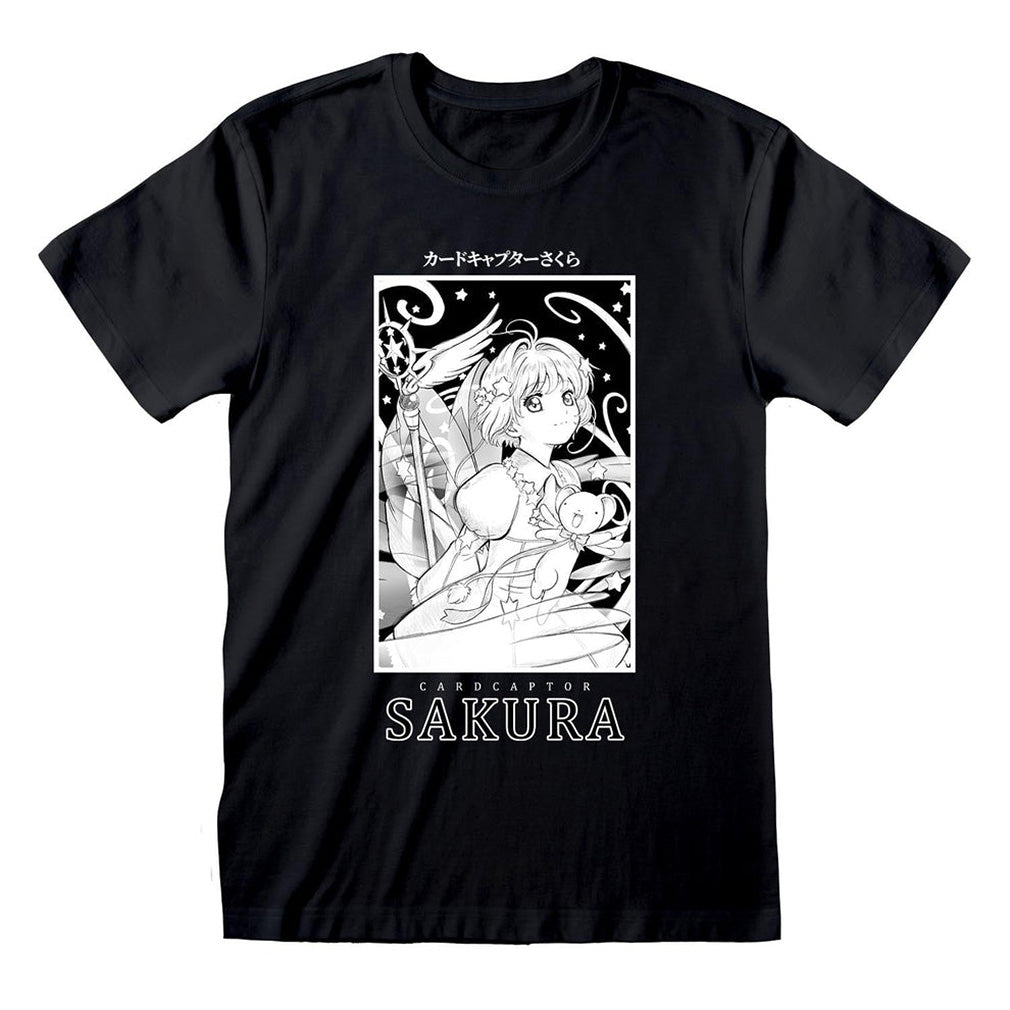 Cardcaptor Sakura T-Shirt Black And White Box