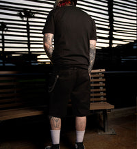 Sullen Clothing Walkshorts Chop Shop Schwarz