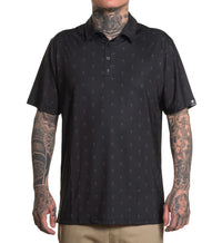 Sullen Clothing Polo Hemd Golf Badge Schwarz