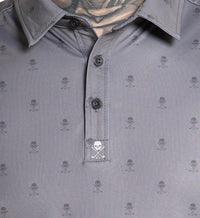 Sullen Clothing Polo Hemd Golf Badge Grau