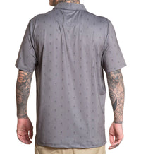 Sullen Clothing Polo Hemd Golf Badge Grau