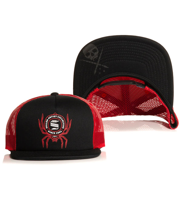 Sullen Snapback Trucker Cap Ocho Red