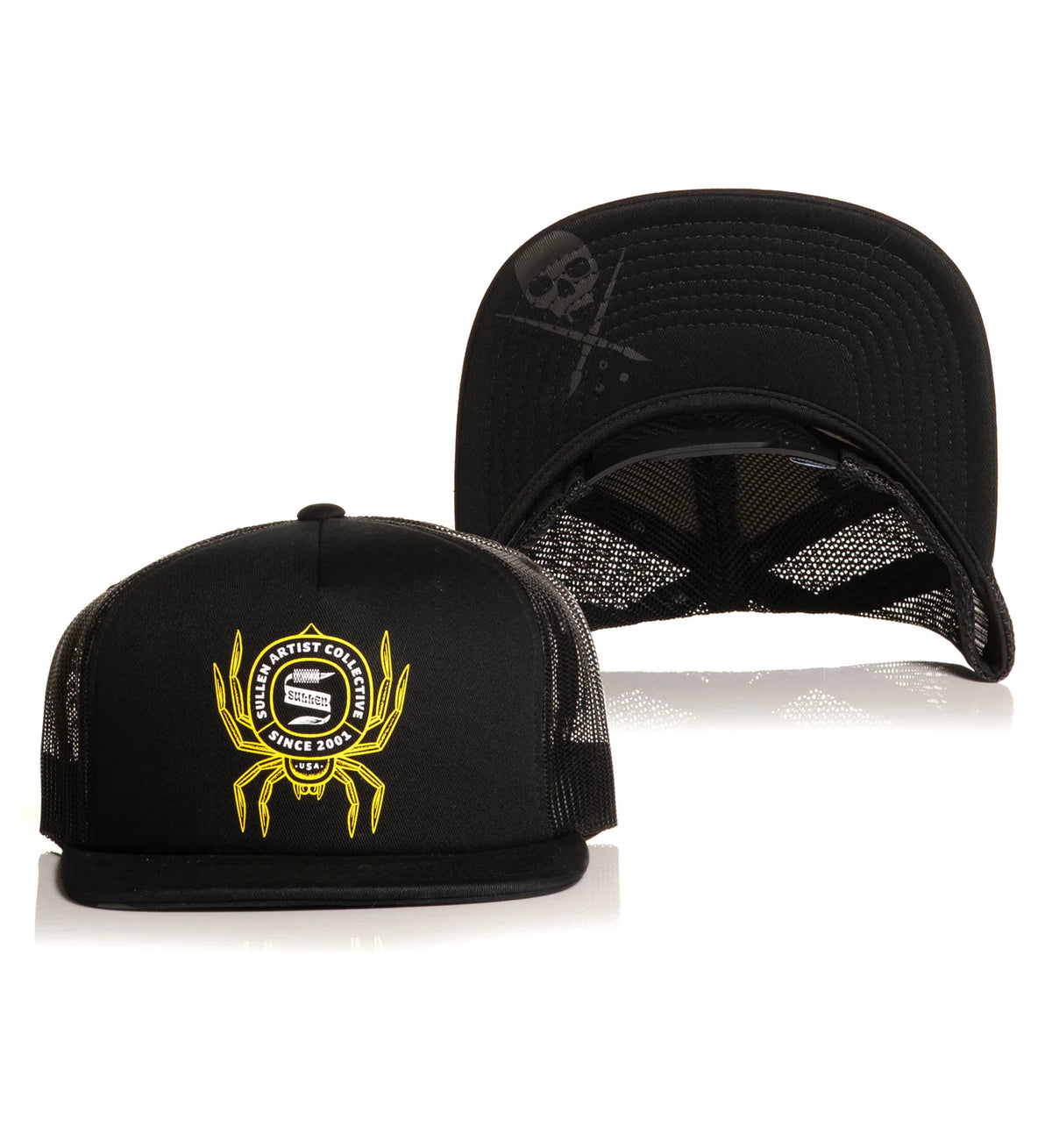 Sullen Snapback Trucker Cap Ocho Black