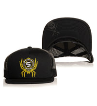Sullen Snapback Trucker Cap Ocho Black