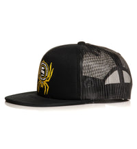 Sullen Snapback Trucker Cap Ocho Black