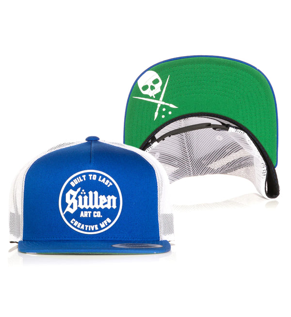 Sullen Snapback Trucker Cap Weld Blau