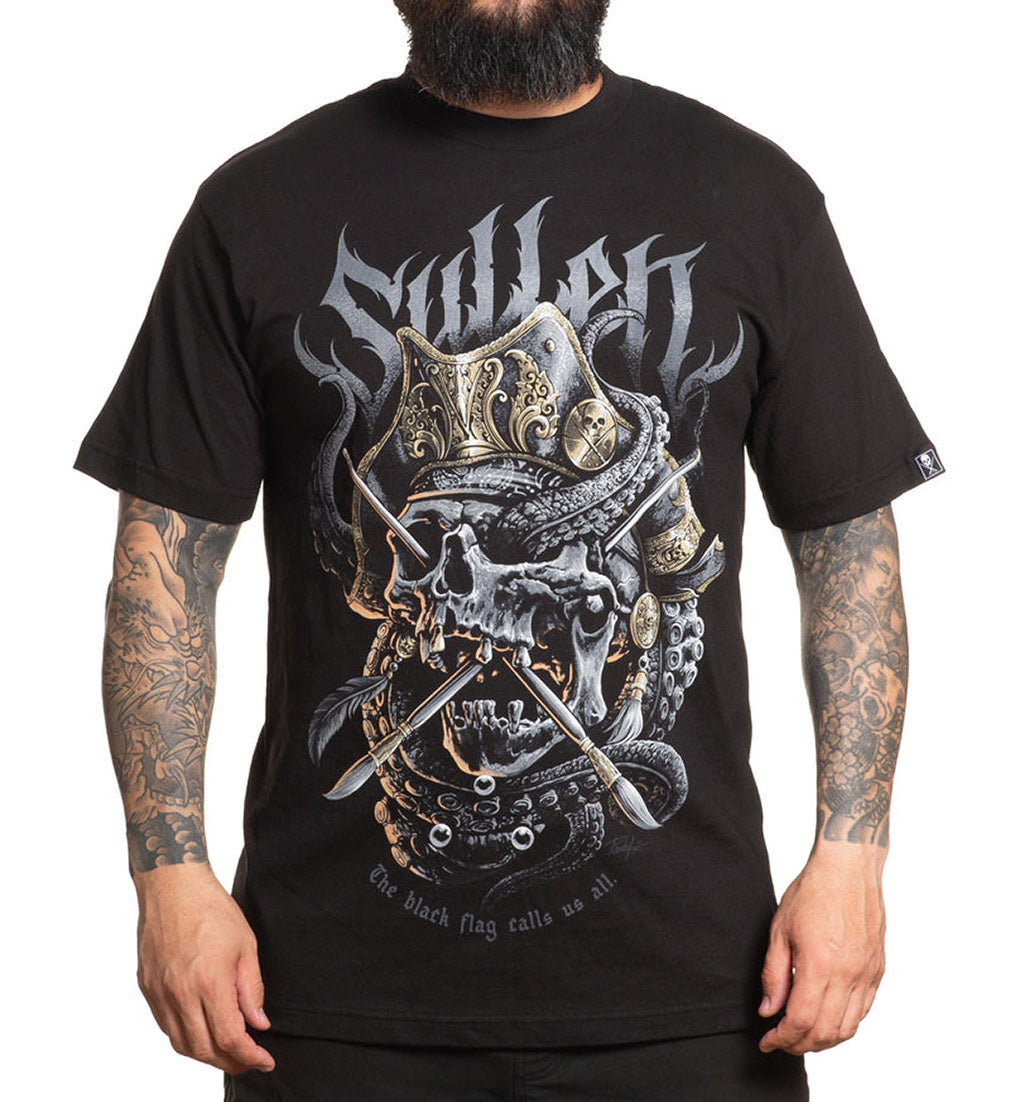Sullen Clothing T-Shirt Black Flag