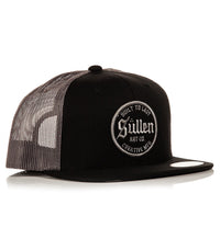 Sullen Snapback Trucker Cap Lasting Grey