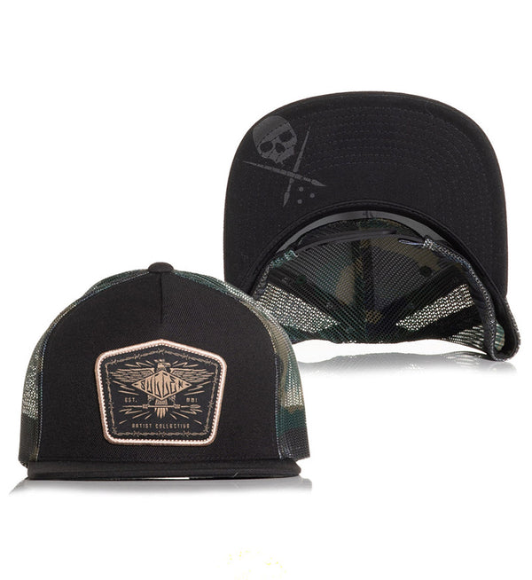 Sullen Clothing Trucker Cap Eagle Crest Camo