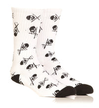 Sullen Clothing Socken Badged Weiß-Schwarz