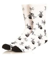Sullen Clothing Socken Badged Weiß-Schwarz