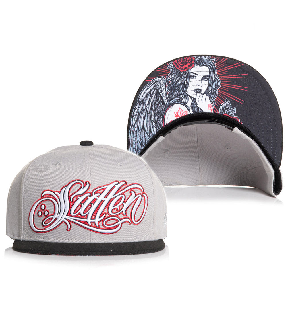 Sullen Clothing Snapback Cap Red Roses