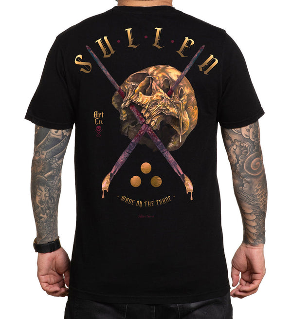 Sullen Clothing T-Shirt Golden Skull