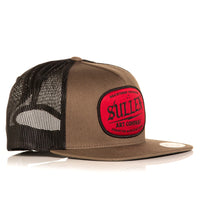 Sullen Snapback Trucker Cap Supply Quicksand