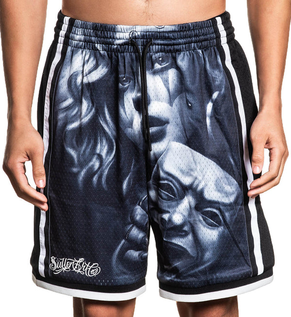 Sullen Clothing Basketball Shorts Clowning Mesh