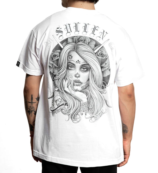 Sullen Clothing T-Shirt Mouse Badge Weiß