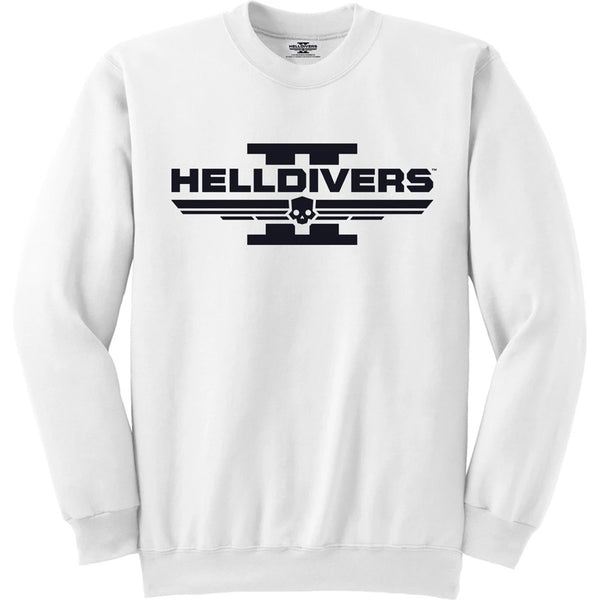 Helldivers 2 Pullover Skull Logo And Text