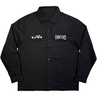 Foo Fighters Hemd Text Logo Schwarz