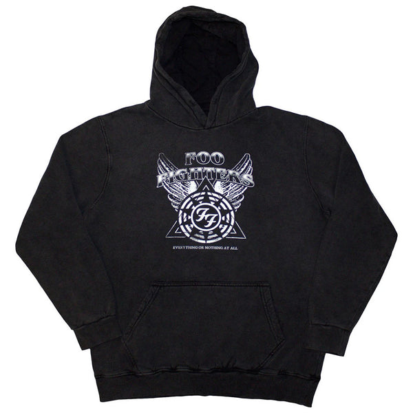 Foo Fighters Kapuzenpullover Everything Or Nothing At All Logo Stone Wash Hoodie