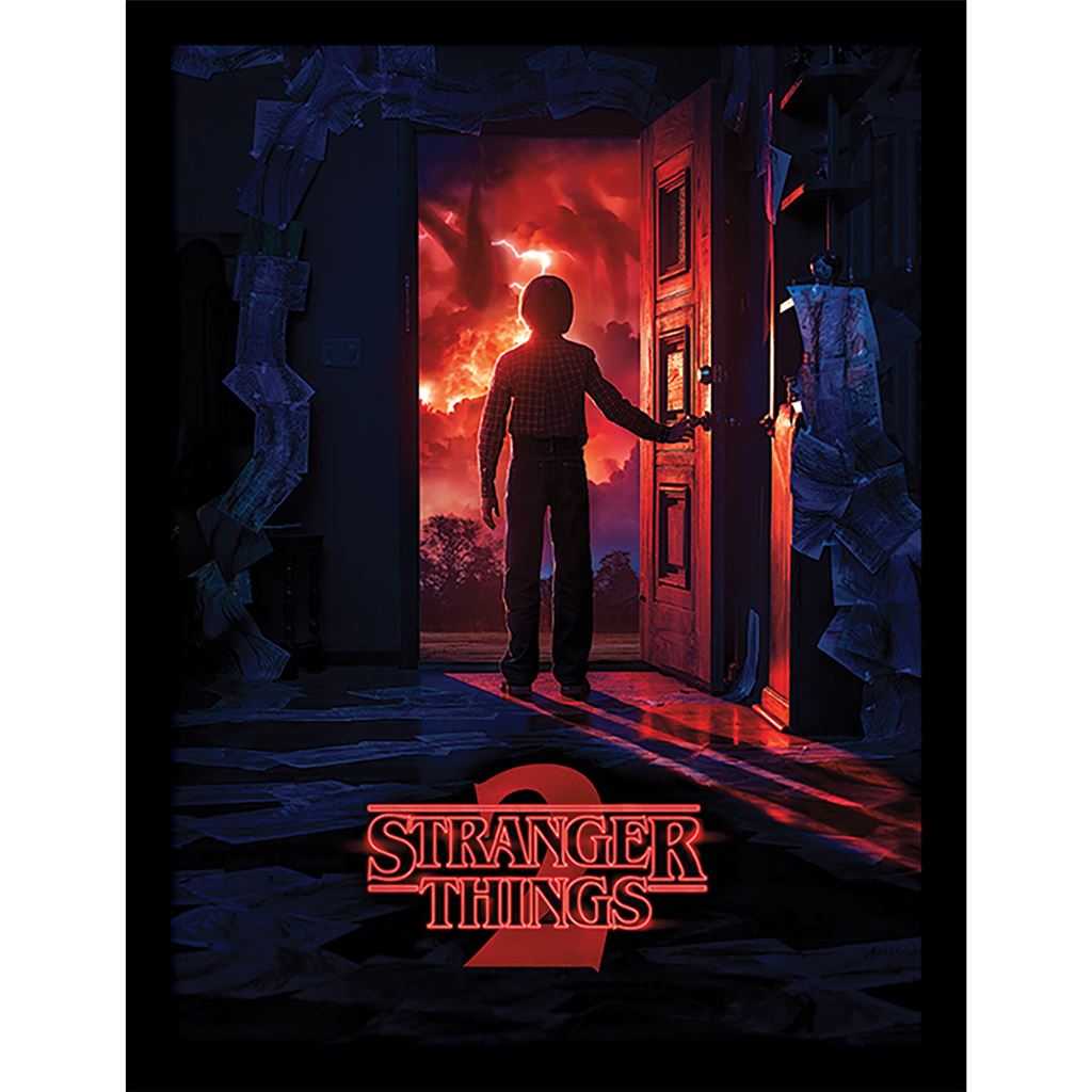 Stranger Things Gerahmtes Bild Doorway Season 2