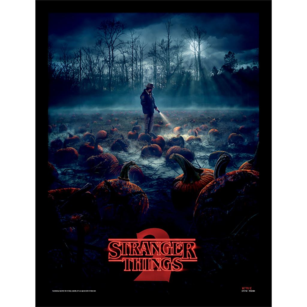 Stranger Things Gerahmtes Bild Pumpkin Patch Season 2